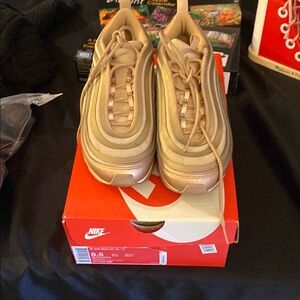 Nike Air Max 97 in Beige and Gold